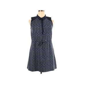 Talbots Dress XL Petite Dark Blue Sleeveless Mini
